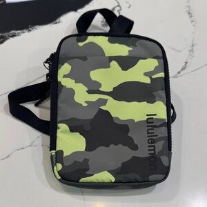 lululemon athletica Black and Yellow Camo Belt Bag